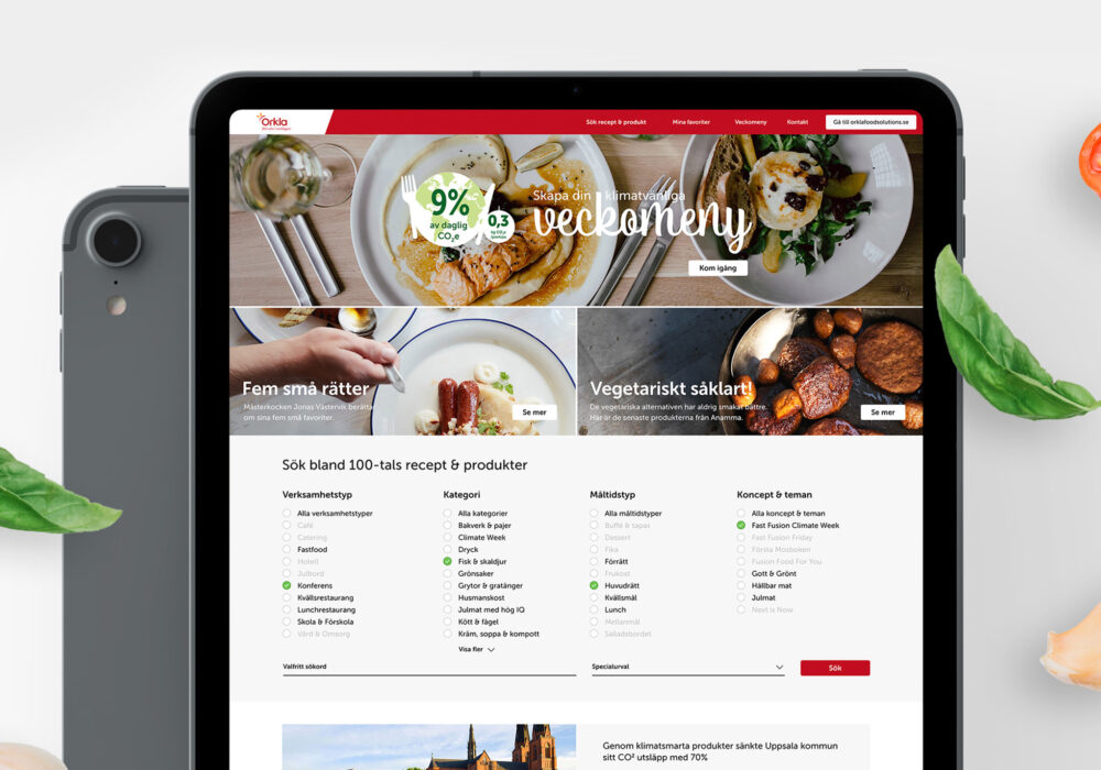 Orkla Foods Receptbank